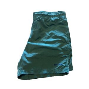 VTG Eddie Bauer EBTEK Men's XS‎ Forest Green Swim Shorts CA00665 WPL9647